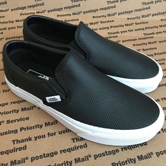 vans slip on perf leather vans slip on perf leather